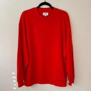 NWOT Mate the label red sweatshirt